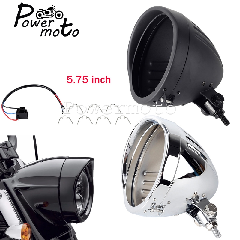 Outdoor Power Xtreme - 5.75 inç motosiklet çelik far konut