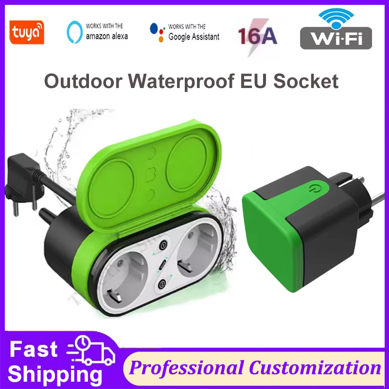 Outdoor Power Adapter - Tuya EU 16A Wifi Akıllı Dış