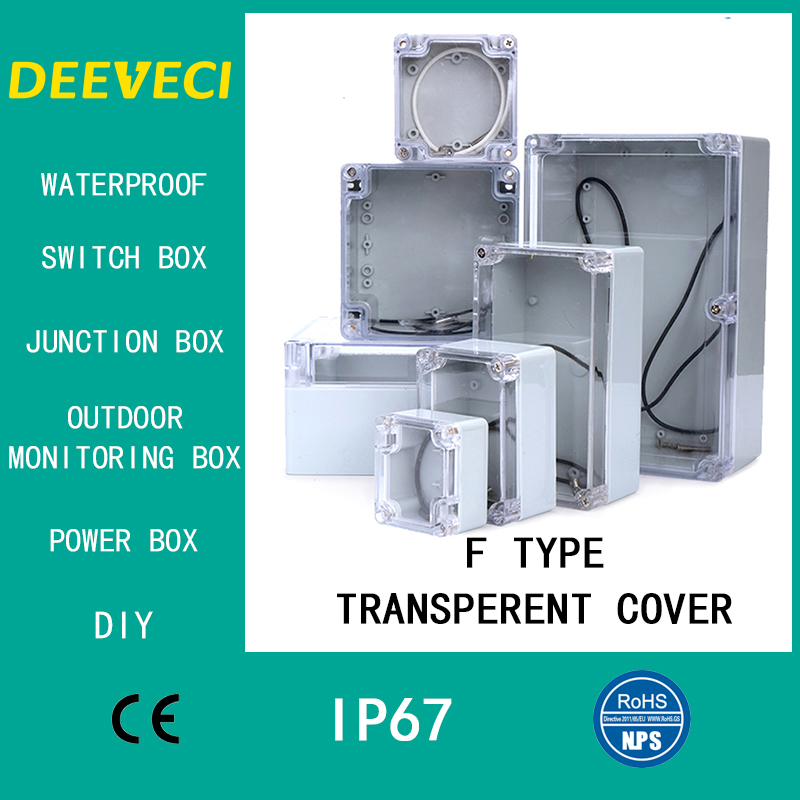 Outdoor Power Distribution Box - Şeffaf Su Geçirmez Dış Muhafaza Plastik