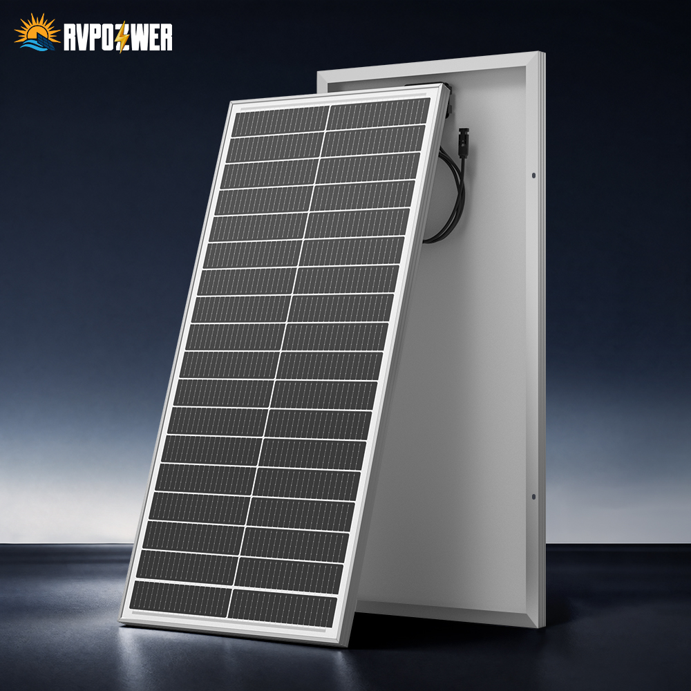 Outdoor Power Distribution Panel - RVPOZWER 100W 18BB Sert Güneş Panelleri
