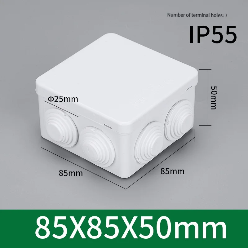 Outdoor Power Distribution Box - 85 * 85 * 50 Dış