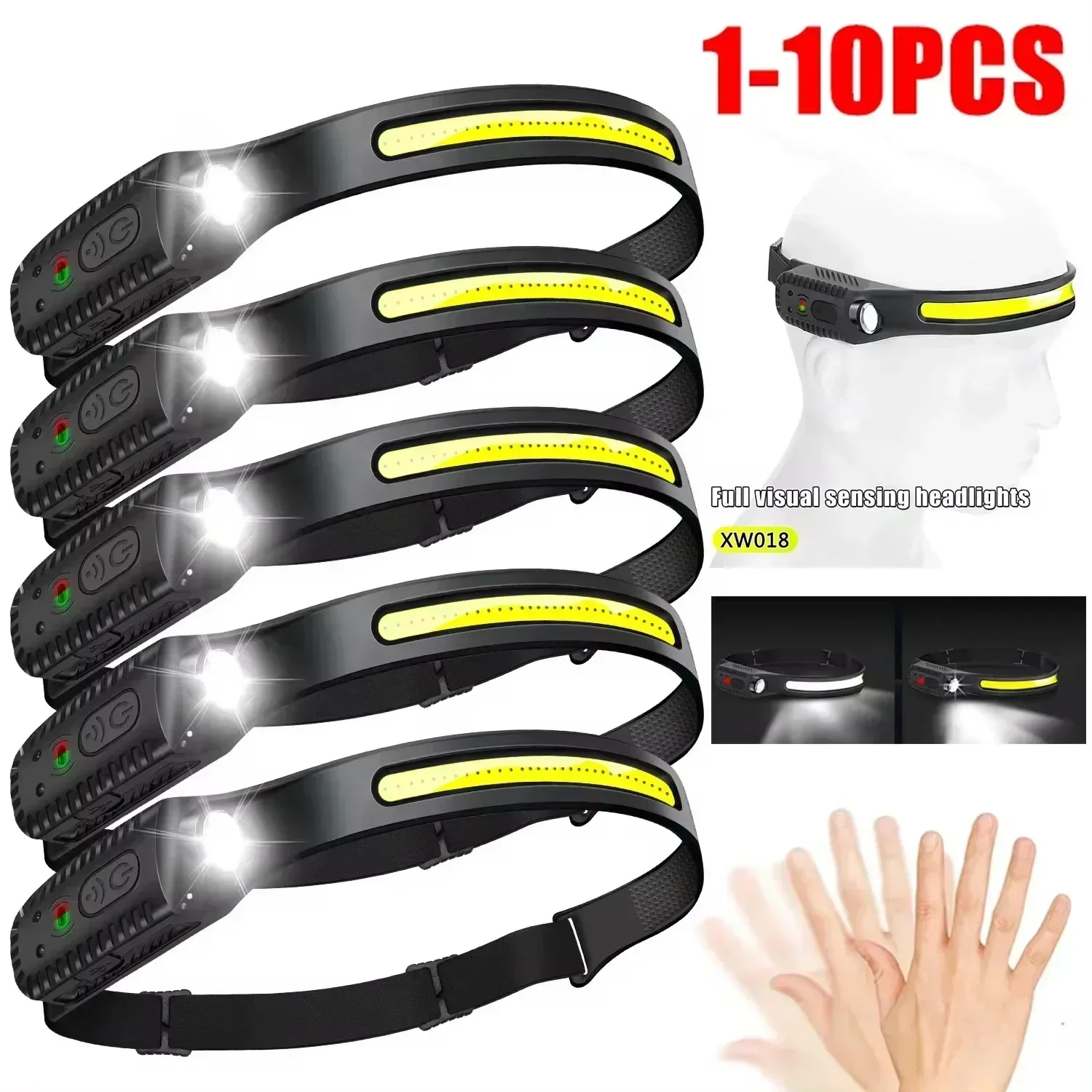 Outdoor Usb Power Bank - USB şarj edilebilir indüksiyon LED far