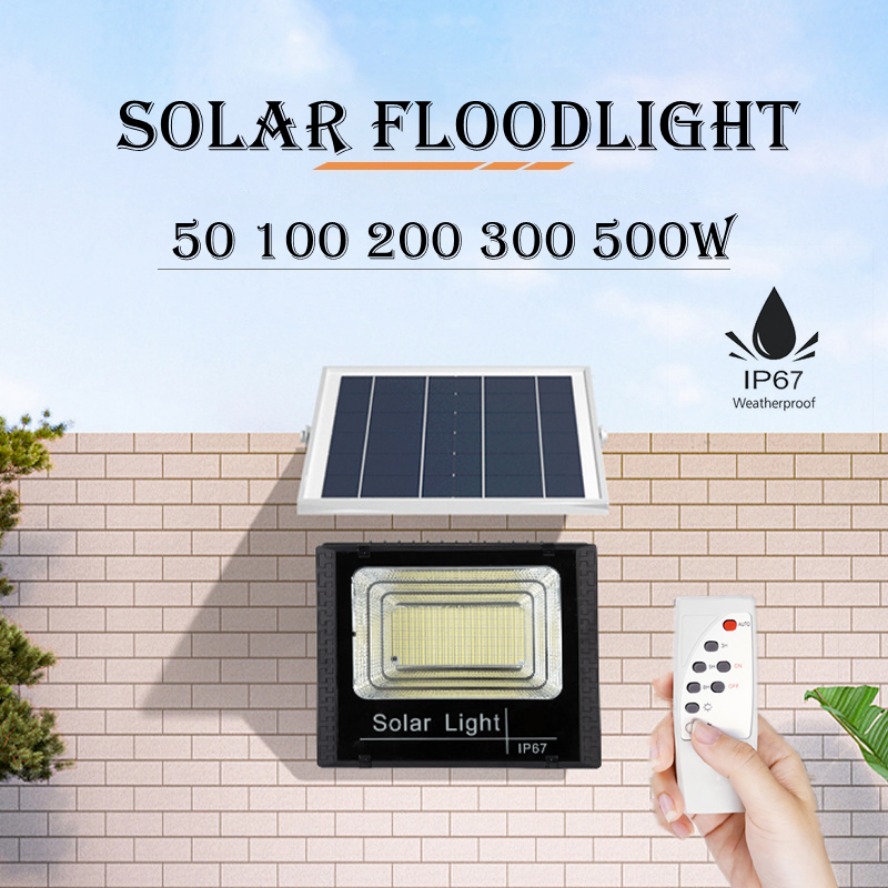 Outdoor Power Distribution Panel - 500W Büyük Pil Güneş Panelleri LED