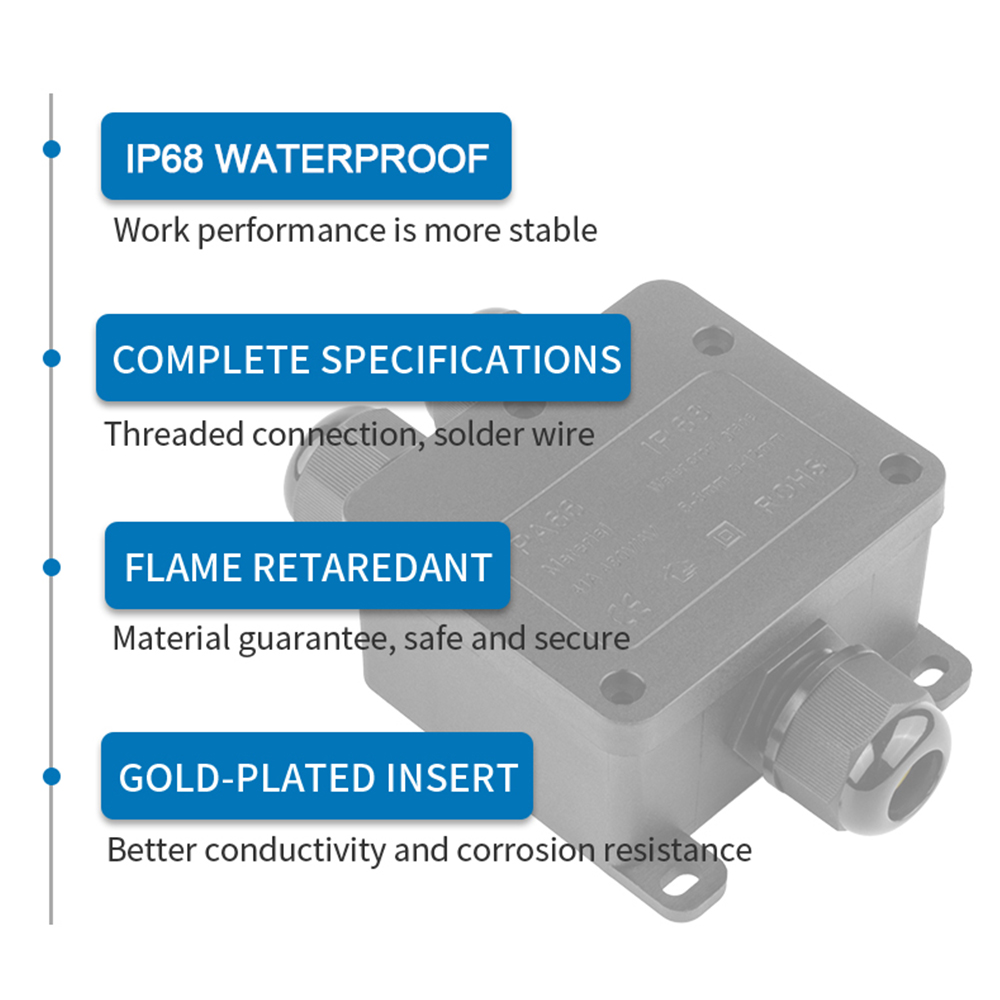 IP68 Dış Mekan Su Geçirmez Bağ - Outdoor Power Distribution Box incelemesi ve fiyatı