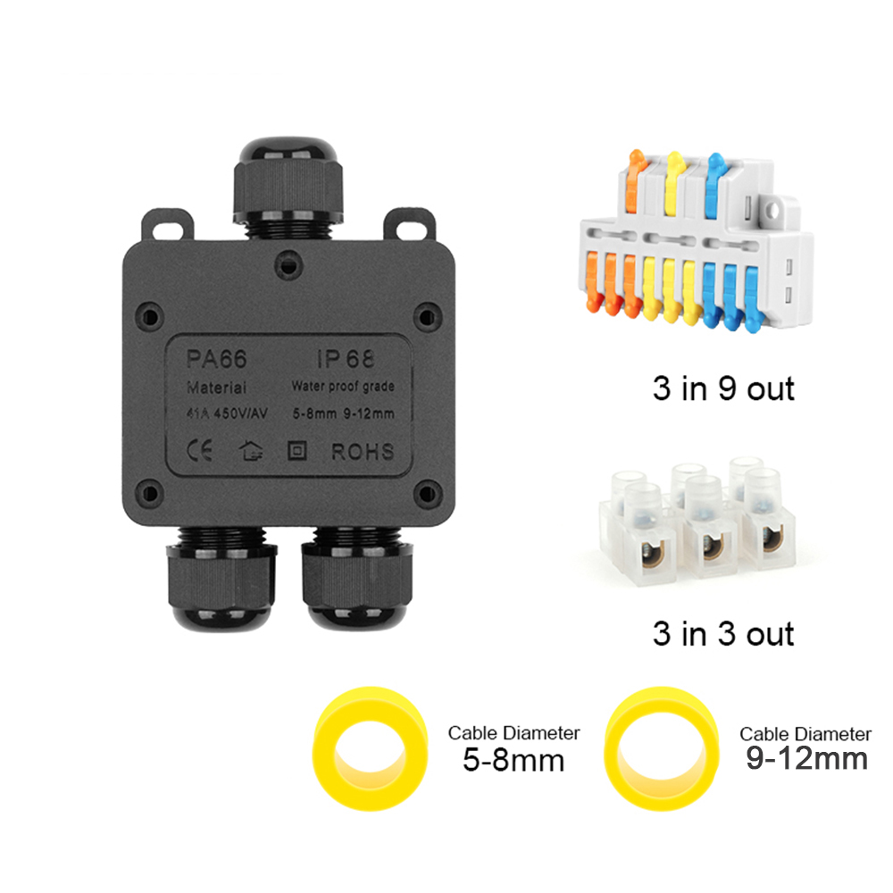 IP68 Dış Mekan Su Geçirmez Bağ - Outdoor Power Distribution Box incelemesi ve fiyatı