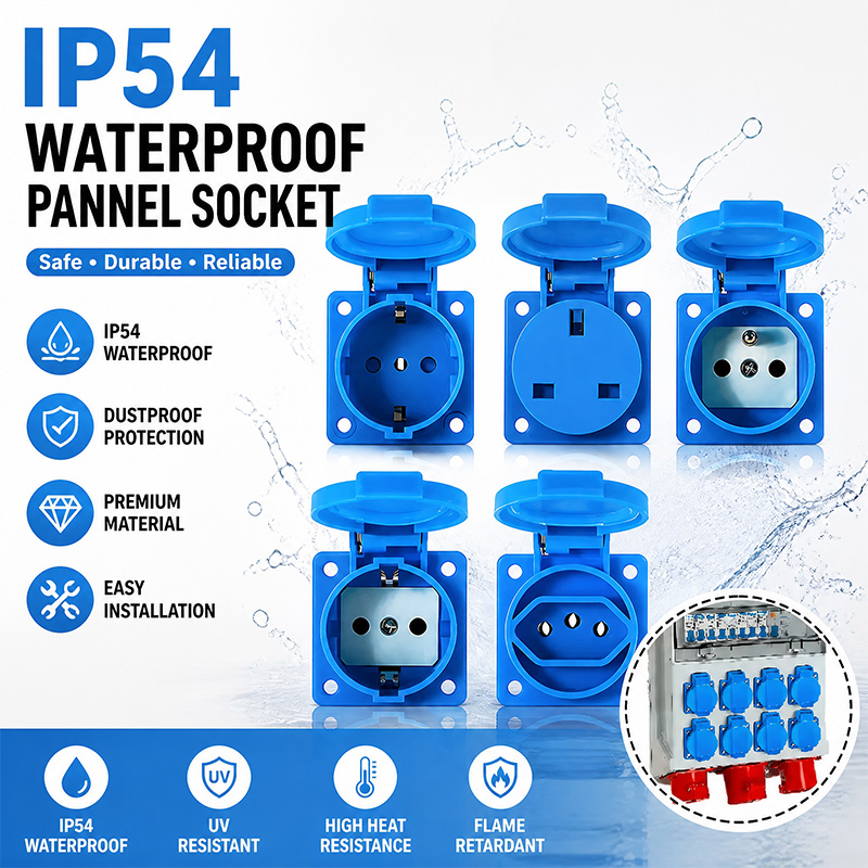 IP54 16A Su Geçirmez Endüstriy - Outdoor Power Distribution Panel incelemesi ve fiyatı