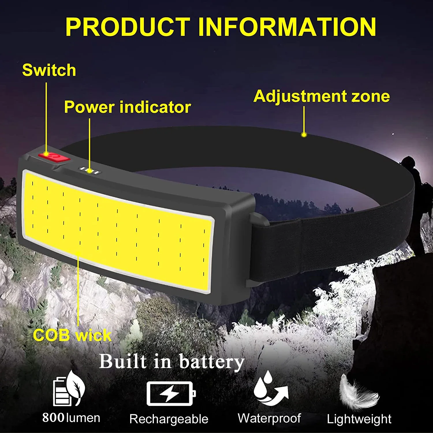COB Taşınabilir LED Farlar Dış - Outdoor Usb Power Bank incelemesi ve fiyatı