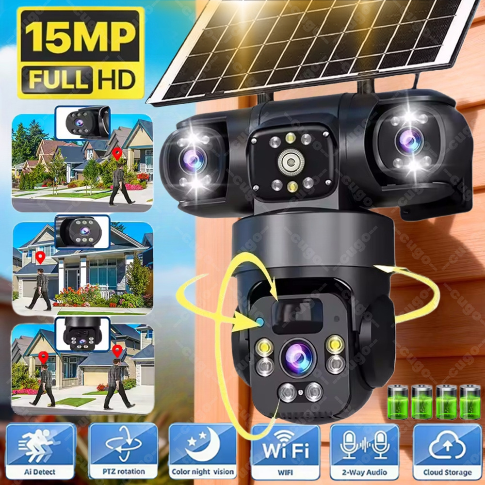V380 3 Ekranlı 3 Lensli WIFI K - Outdoor Power Distribution Panel incelemesi ve fiyatı