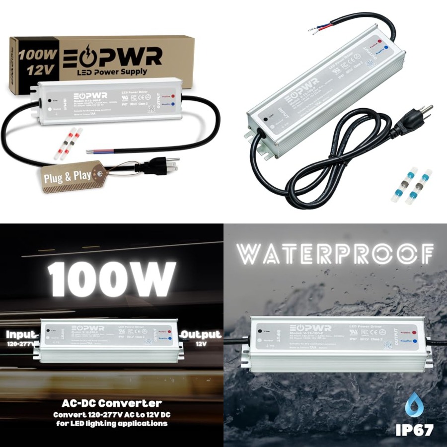 LED Sürücü Su Geçirmez IP67 Gü - Outdoor Power Adapter incelemesi ve fiyatı