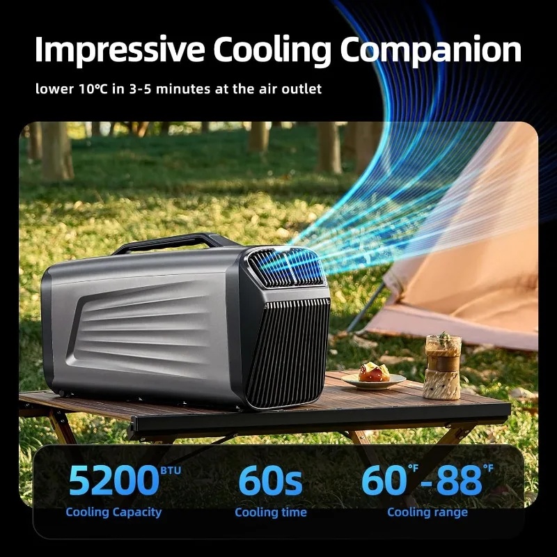 5200BTU Taşınabilir Çadır Klim - Outdoor Power Vac incelemesi ve fiyatı